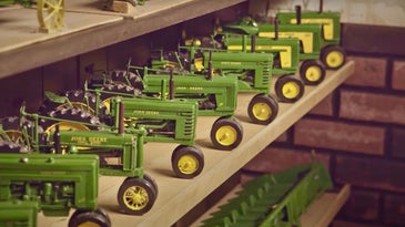 This Iowa man carves the cutest wooden tractors you've ever seen