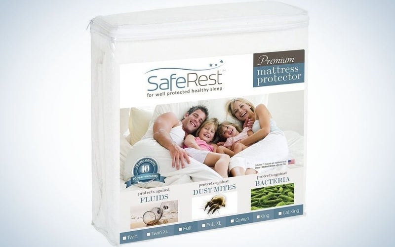 SafeRest is our pick for the best mattress topper.