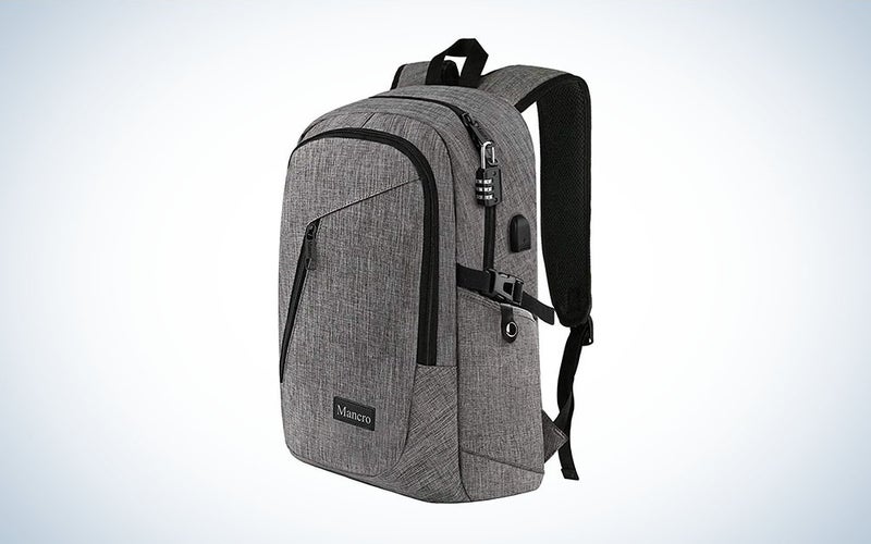 Mancroâs Laptop Backpack is the best college backpack.