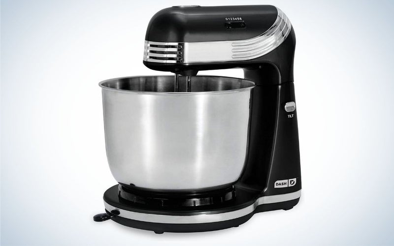 The Dash Stand Mixer is the best stand mixer for a tight budget.