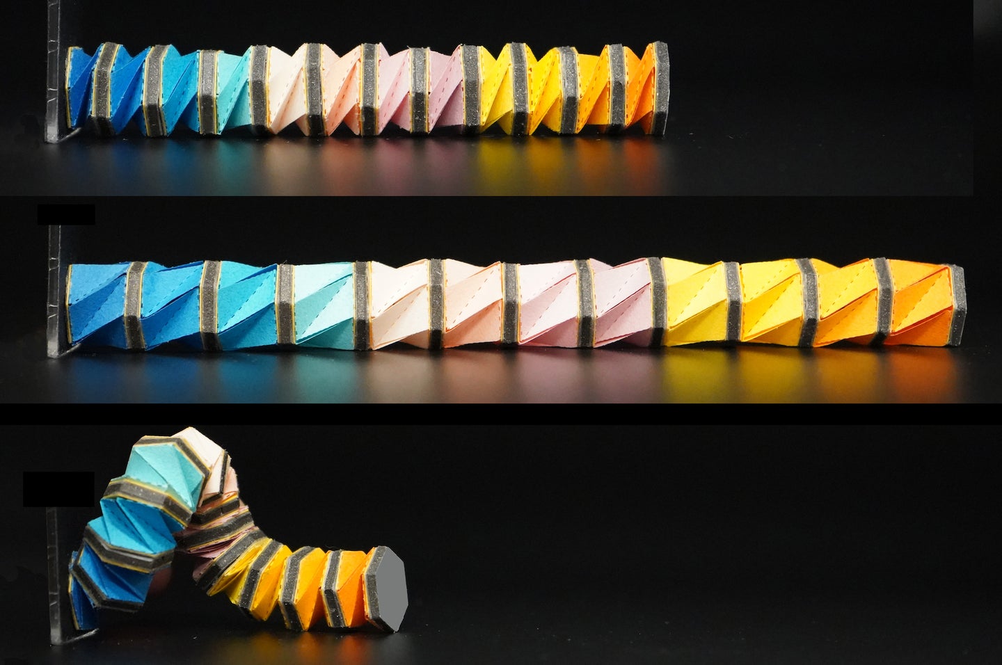 Origami and octopus inspired robo-arms could one day be used to navigate our body cavities.