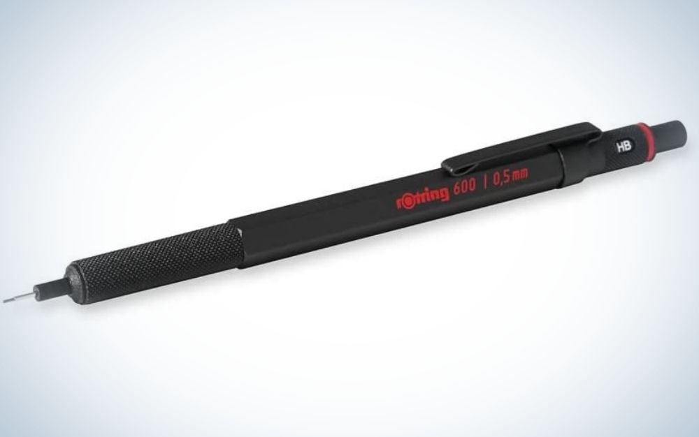 The rOtring 600 Black-Barrel is the best Mechanical Pencil for precision.