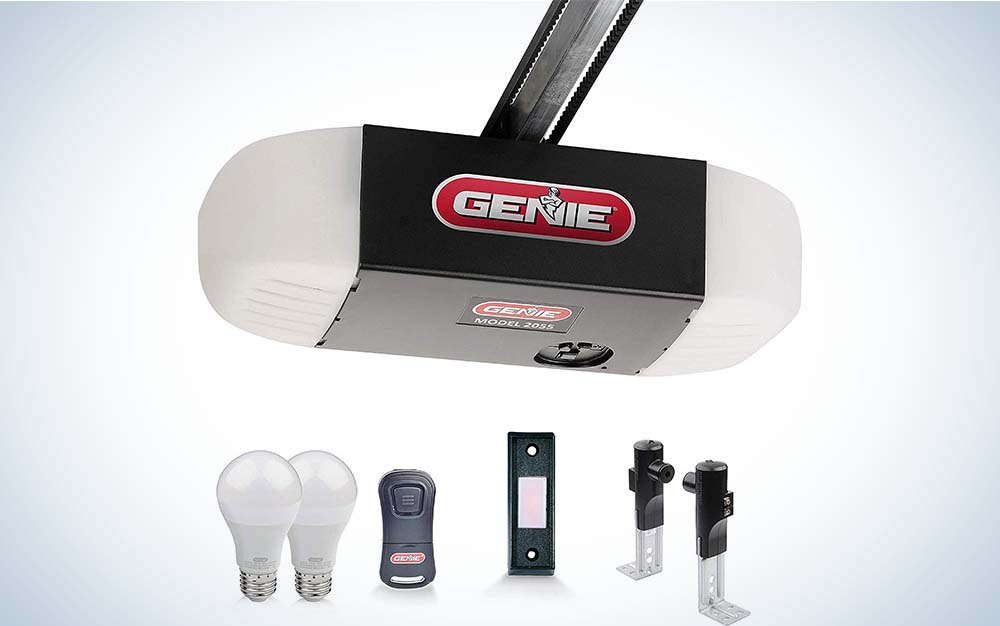 The Genie 2055 LED Essentials Garage Door Opener is the best garage door opener that's quiet.
