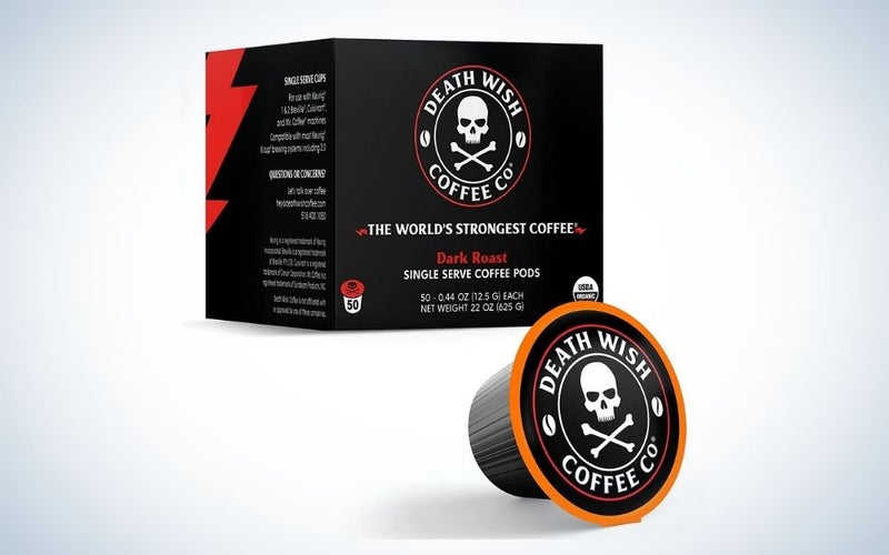Death Wish is the best K Cup Coffee.