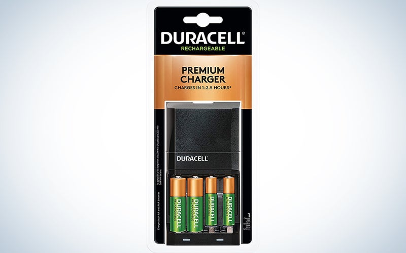Duracell rechargeable batteries product card