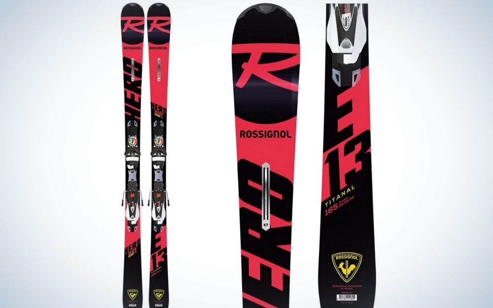 The Rossignol Hero Elite Plus Ti Skis are the best downhill ski for groomed runs.