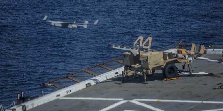 Russia wants to launch little drones off of other drones off of ships