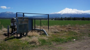 Groundwater well near a cannabis farm in the Shasta Valley