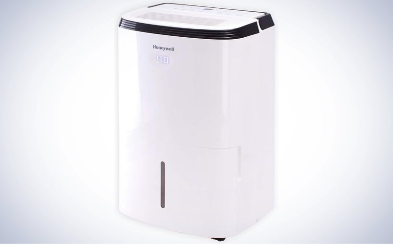 Honeywell Dehumidifier for Home on a plain white background.