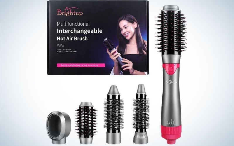 This brightup brush is our pick for best hot air brush.