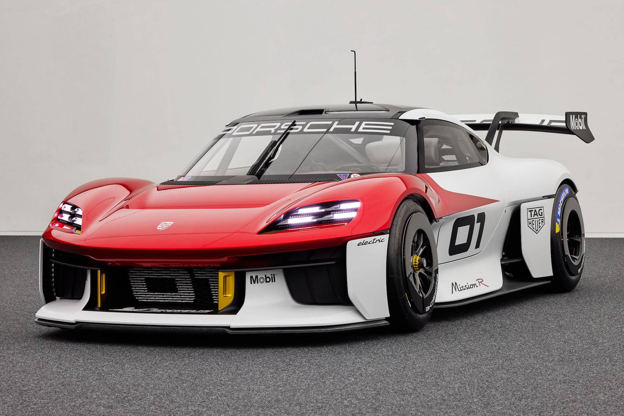 The Mission R is an electric Porsche race car meant for livestreaming