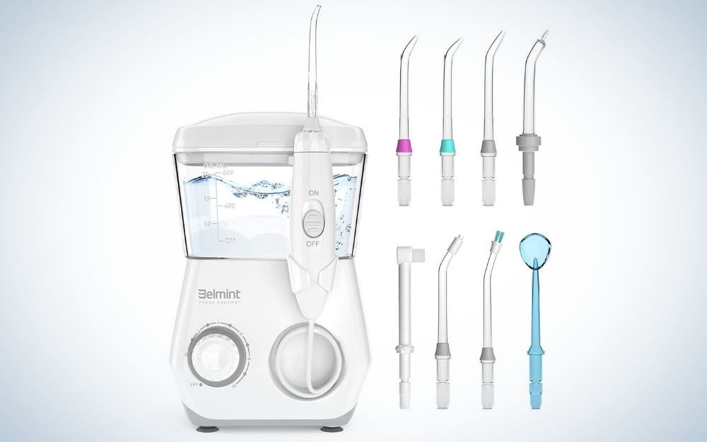 Belmint is our choice for best water flosser.