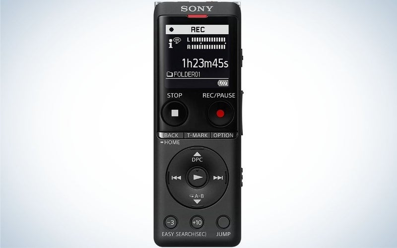 This Sony recorder is our pick for best voice recorder.