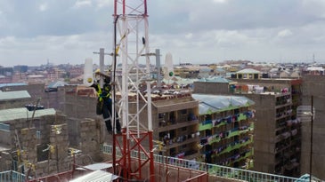 Taara's internet towers in Kenya.