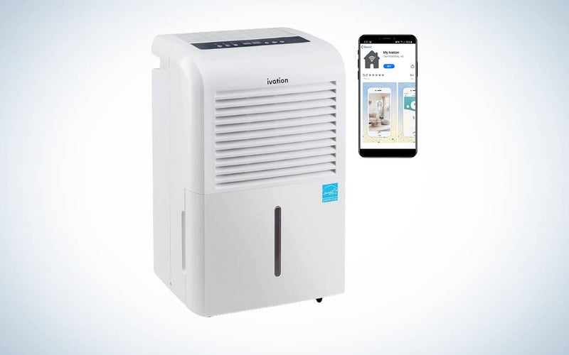 The Ivation Smart Wi-Fi energy star is best home dehumidifier