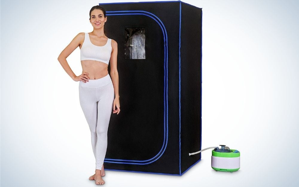 All you need is a few feet of square footage and a nearby outlet to use this portable sauna.