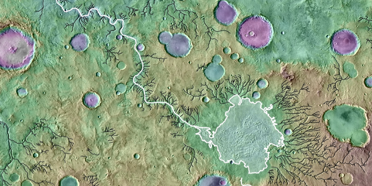 Catastrophic floods helped shape the unique landscape on Mars