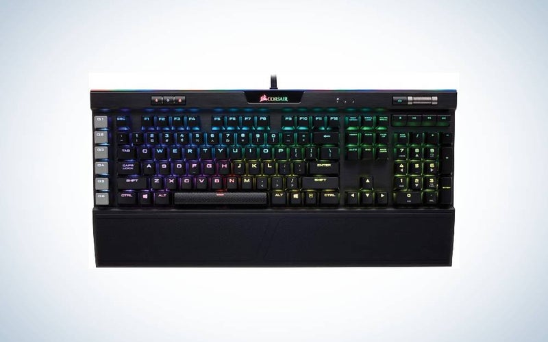 Corsair K95 RGB Platinum Mechanical Gaming Keyboard is the best keyboard for gaming