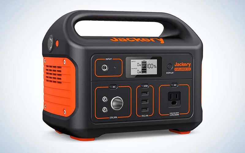 ​​Jackery Portable Power Station Explorer 500, 518Wh is the best portable power station overall.