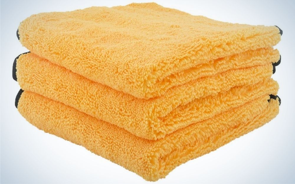 This set from Chemical Guys is our pick for best microfiber cleaning cloths.