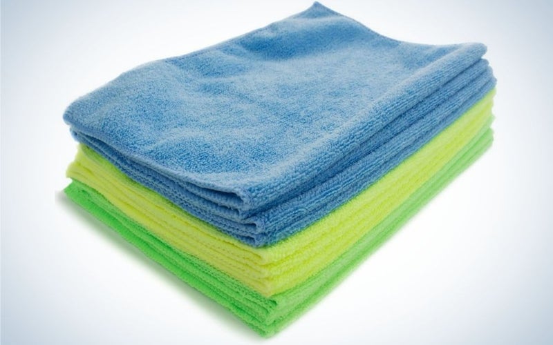 This set from Zwipes is our pick for the best microfiber cleaning cloths.