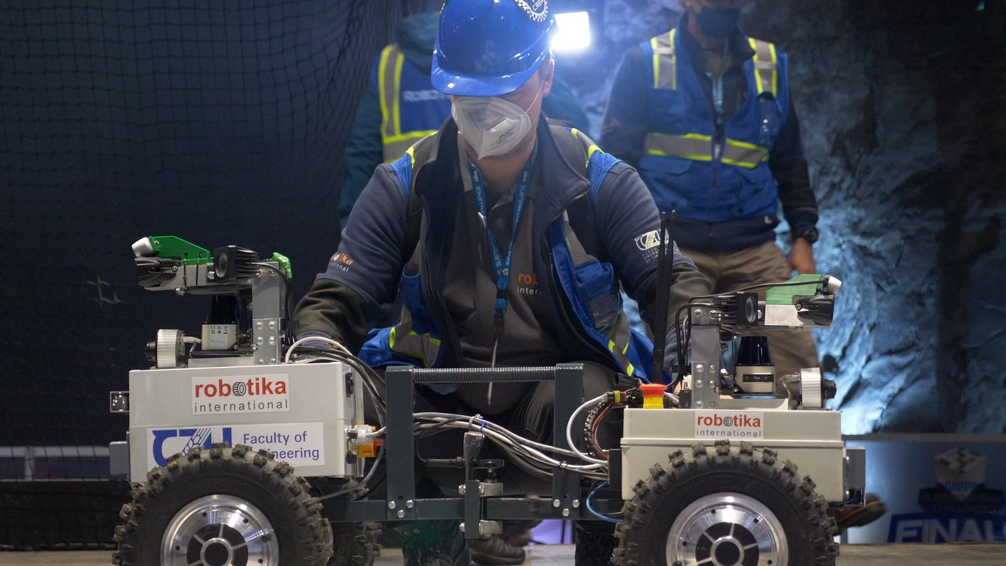 In late September, robotics teams took part in a DARPA-run underground competition.