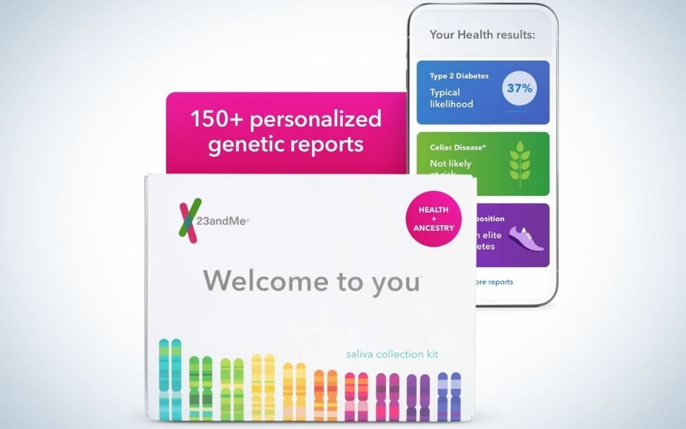 23andMe Health + Ancestry is the best DNA test kit overall.