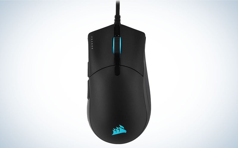 Consair Sabre PGB Pro is the best cheap gaming mouse.