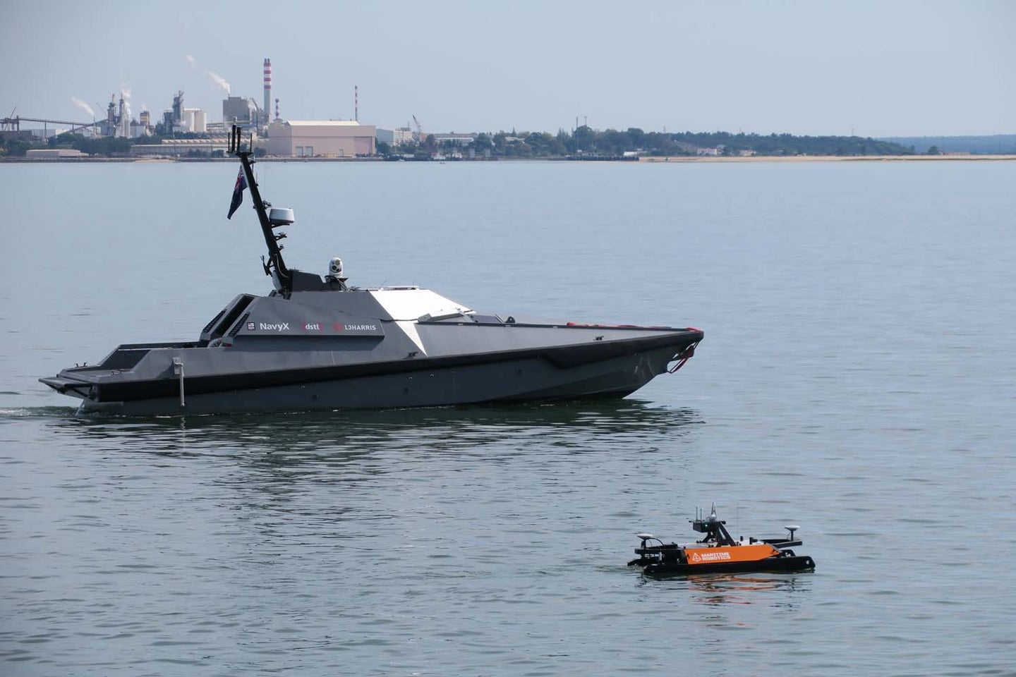 The MADFOX Royal Navy autonomous boat.