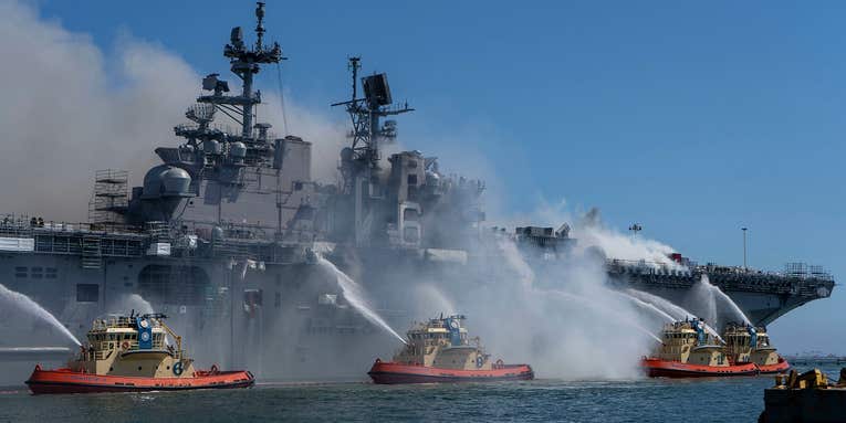 The Navy released a scathing report about the fire on the USS Bonhomme Richard