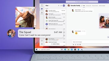 Microsoft Teams on laptop screen