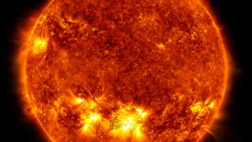 NASA images show the sun has had a rough week