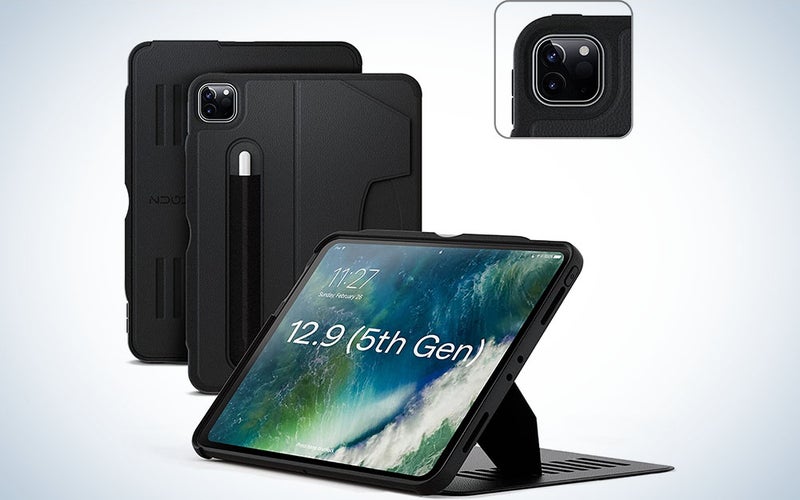 The Zugu Case is the best Ipad Pro case with pencil holder.