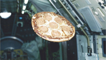 The story of the first bite of pizza in space, from the hungry astronaut himself