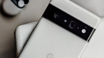 rear view of the Google Pixel 6 phone