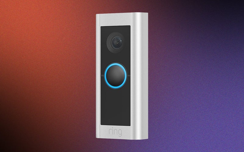 A Ring Video Doorbell Pro 2, which has Ring's new 3D Motion Detection.