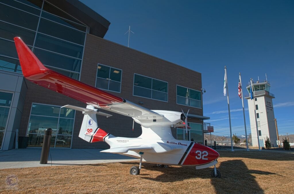 Drone America's Ariel during a visit to the Reno-Stead Airport on Wed., March 19, 2014 in Stead Nev. (Photo by Kevin Clifford)
