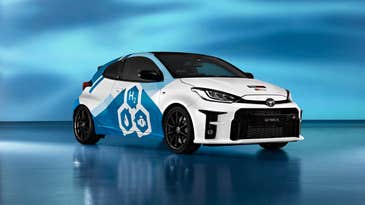 Toyota’s GR Yaris experiments with a hydrogen combustion engine