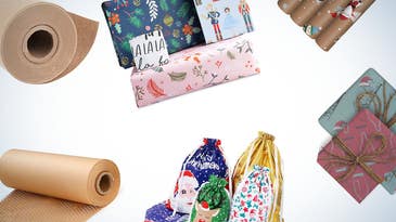 Recyclable wrapping paper, and other eco-friendly options for festive gifts