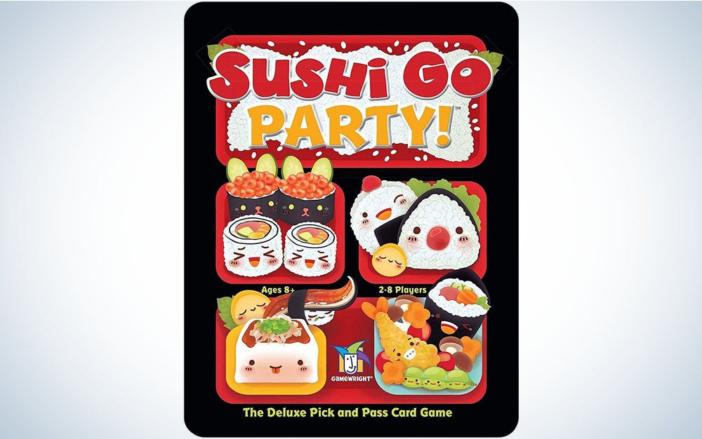 Sushi Go! card game is the best white elephant gift idea.