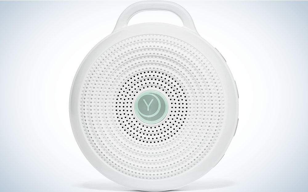 This Yogasleep white noise machine is the best white elephant gift idea.