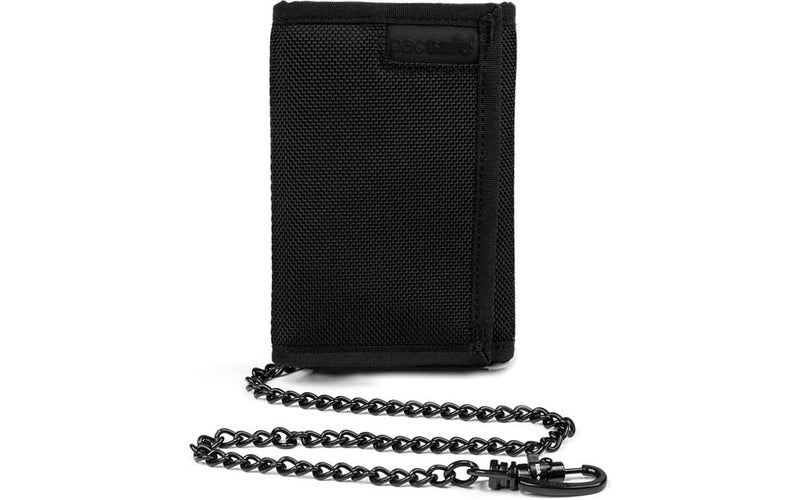 The PacSafe Z50 is the best RFID wallet for anti-theft protection.