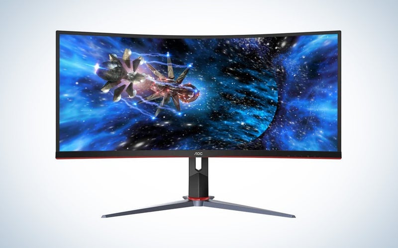 AOC budget gaming monitor curved ultrawide