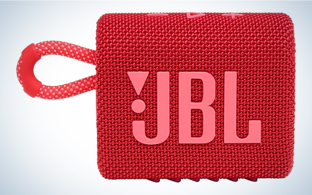 JBL Go 3 red Bluetooth speaker product image