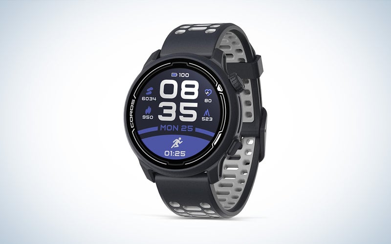 The Coros Pace 2 fitness watch product shot against a white background