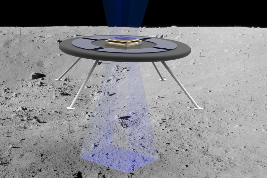The next generation of lunar rovers might move like flying saucers