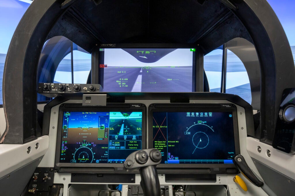 cockpit display screens