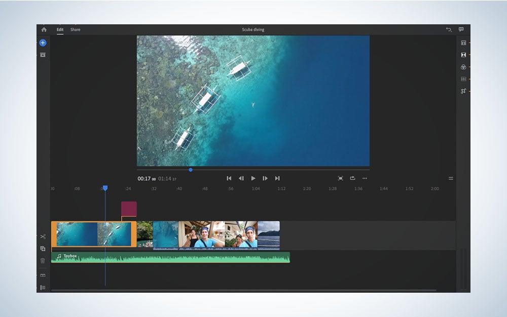 Adobe Premiere Rush is the best editing software for mobile users