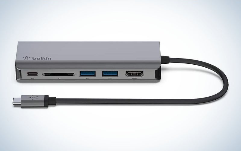 The Belkin USB-C hub is the best for business travel.