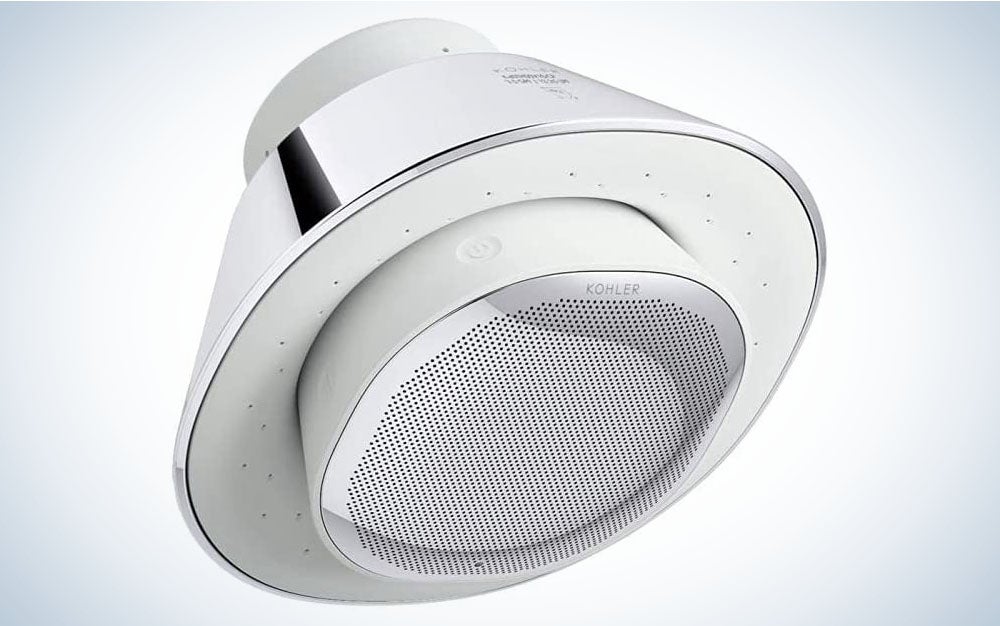 The Kohler Moxie Showerhead is the best Bluetooth shower speaker